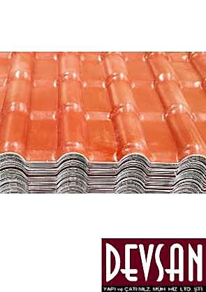 Akriline PVC Çatı Kaplama Levhası