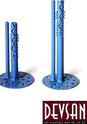 Mantolama Dübeli 10cm. Mavi